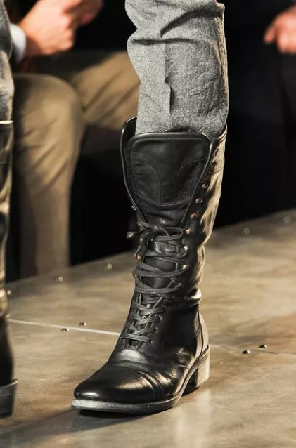 New Handmade Men's Style Superb Leather Boots Long Men Boot Leather