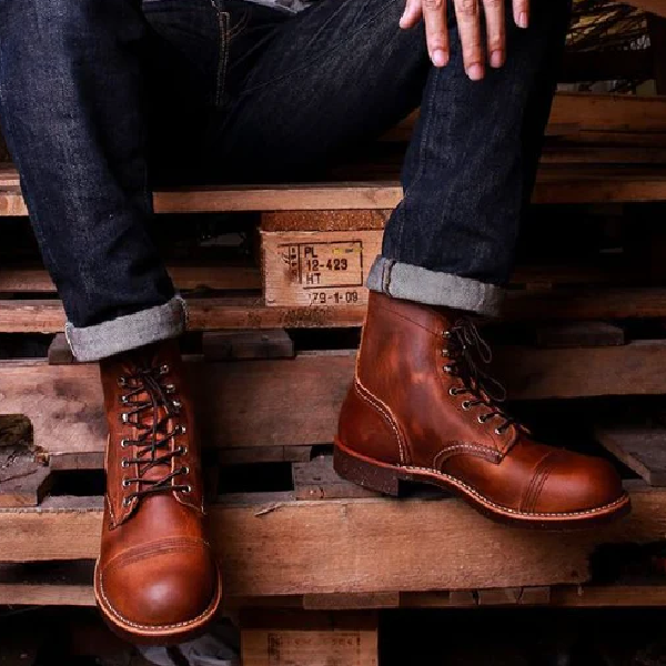 Handmade Goodyear Welted Brown Leather Ankle Boots for Men: Premium Craftsmanship and Style