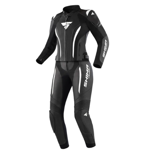 SHIMA Miura 2.0 Ladies 2 PC Leather Suit White & Black