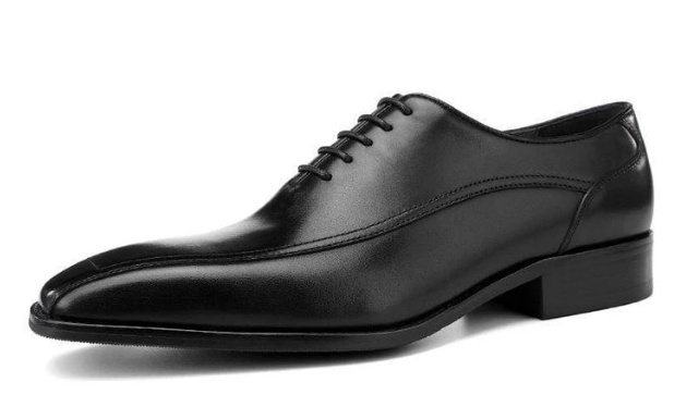 Goodyear Welted Men's Black Leather Formal Dress Shoes | Office Business Shoes